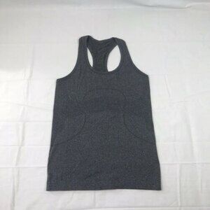 Lululemon Swiftly‎ Tech Run Racerback Heathered Gray Tank Top Shirt Size 6